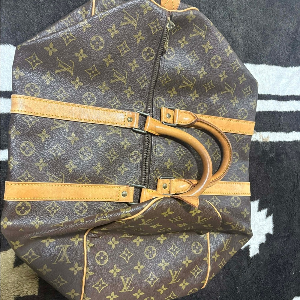 Louis Vuitton Monogram keepall 45 travel bag